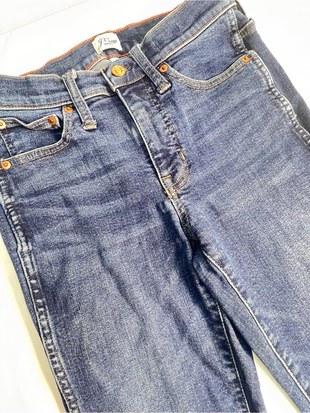 J.Crew 9” Vintage Straight Jeans Womens 25 Blue High Rise Ankle Denim